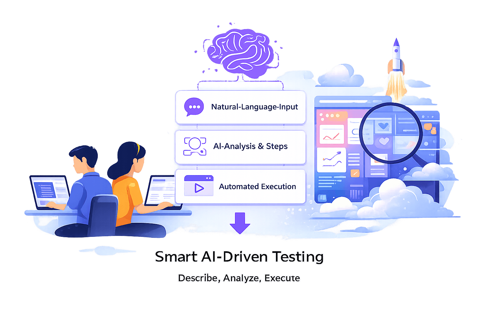 Agent UAT workflow illustration